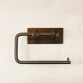 Toalettpappershållare Borstad Brons