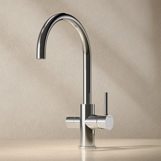 Köksblandare Ciconia Med Diskmaskinsavstängning Blank Rostfri