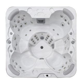 Spabad Viken Vit/Grå Inkl Lock Extra Tjockt - 2026