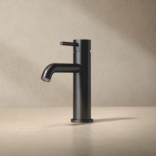 Tvättställsblandare Corax Låg Matt Svart